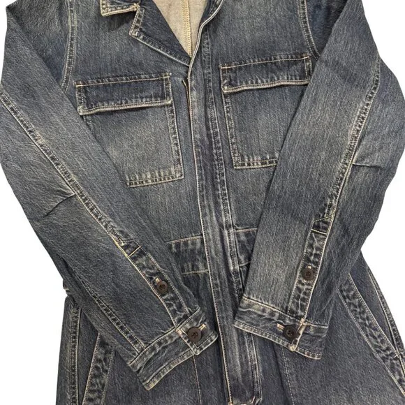 Like new Madewell Denim Utility Coveralls Size Small - Picture 9 of 13